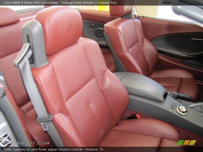  2004 6 Series 645i Convertible Chateau Red Interior