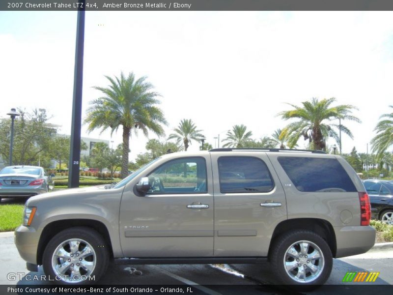 Amber Bronze Metallic / Ebony 2007 Chevrolet Tahoe LTZ 4x4