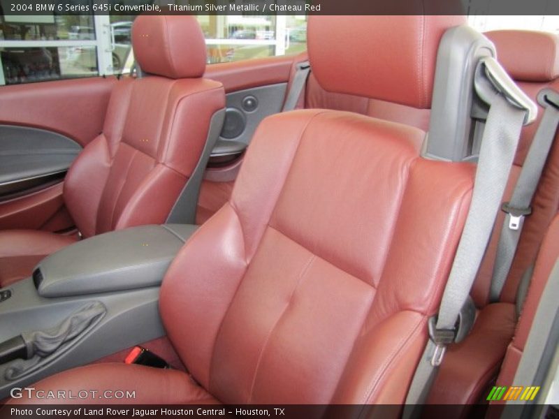 Front Seat of 2004 6 Series 645i Convertible