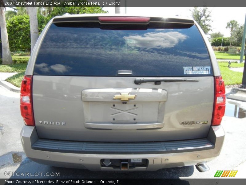 Amber Bronze Metallic / Ebony 2007 Chevrolet Tahoe LTZ 4x4