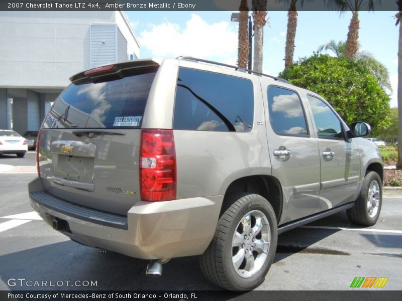 Amber Bronze Metallic / Ebony 2007 Chevrolet Tahoe LTZ 4x4