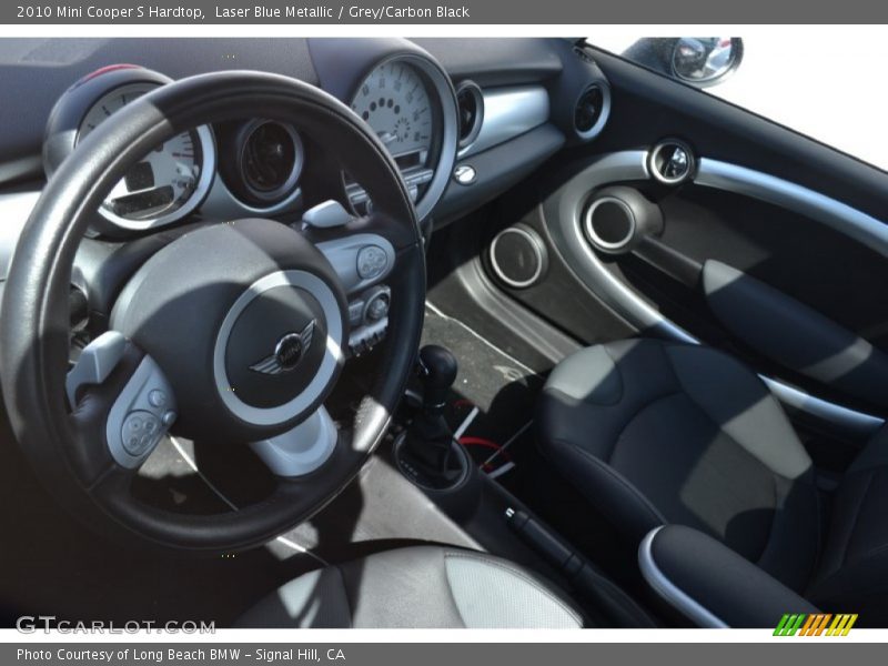 Laser Blue Metallic / Grey/Carbon Black 2010 Mini Cooper S Hardtop