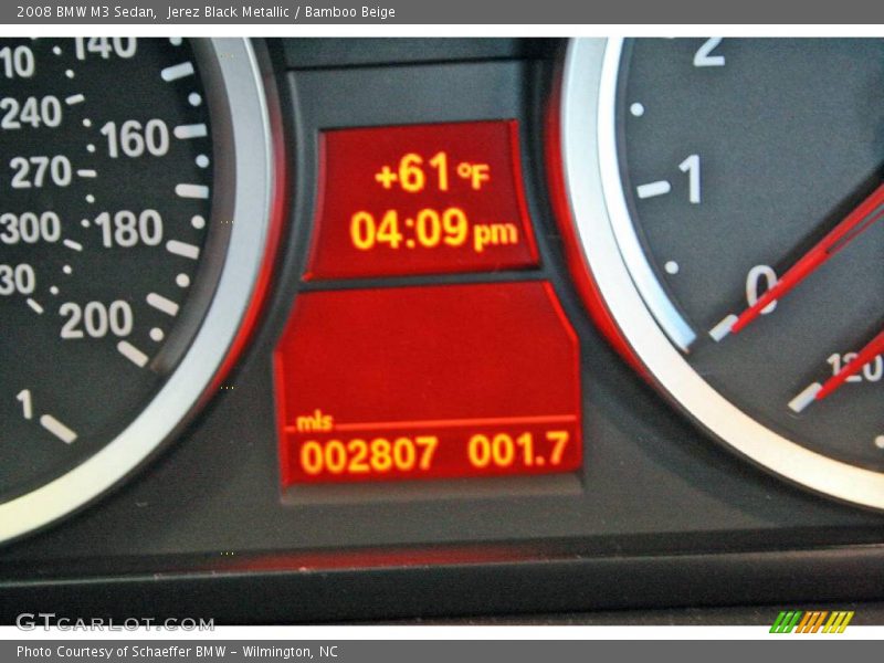 Jerez Black Metallic / Bamboo Beige 2008 BMW M3 Sedan