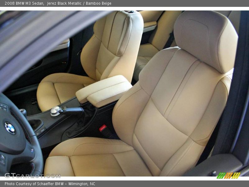Jerez Black Metallic / Bamboo Beige 2008 BMW M3 Sedan