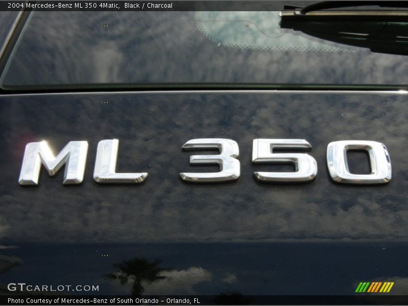 Black / Charcoal 2004 Mercedes-Benz ML 350 4Matic