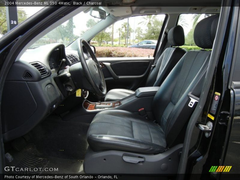  2004 ML 350 4Matic Charcoal Interior