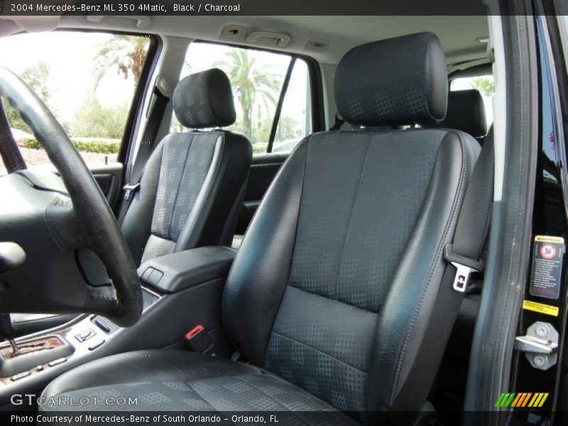  2004 ML 350 4Matic Charcoal Interior