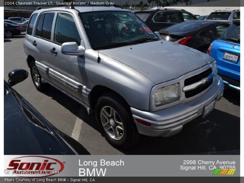 Silverleaf Metallic / Medium Gray 2004 Chevrolet Tracker LT