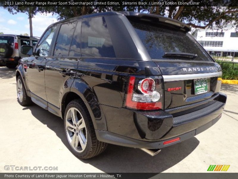 Santorini Black / Limited Edition Ebony/Lunar 2013 Land Rover Range Rover Sport Supercharged Limited Edition