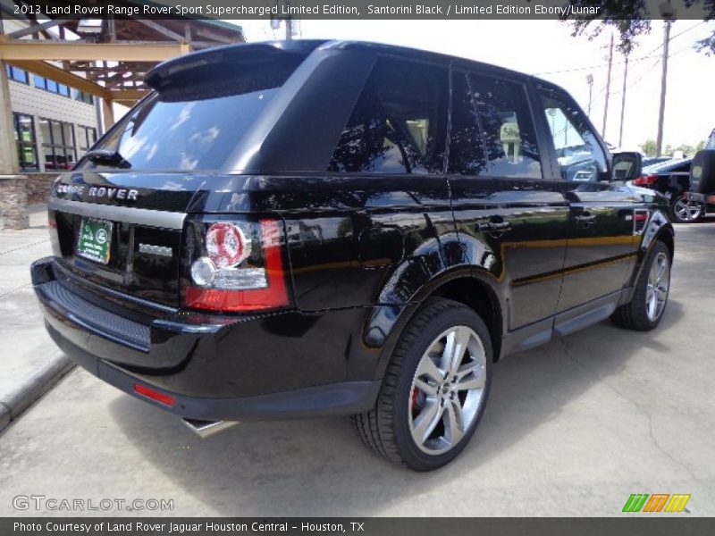 Santorini Black / Limited Edition Ebony/Lunar 2013 Land Rover Range Rover Sport Supercharged Limited Edition