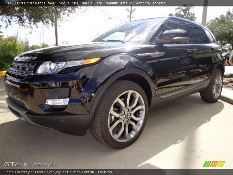 Barolo Black Premium Metallic / Almond/Espresso 2012 Land Rover Range Rover Evoque Pure
