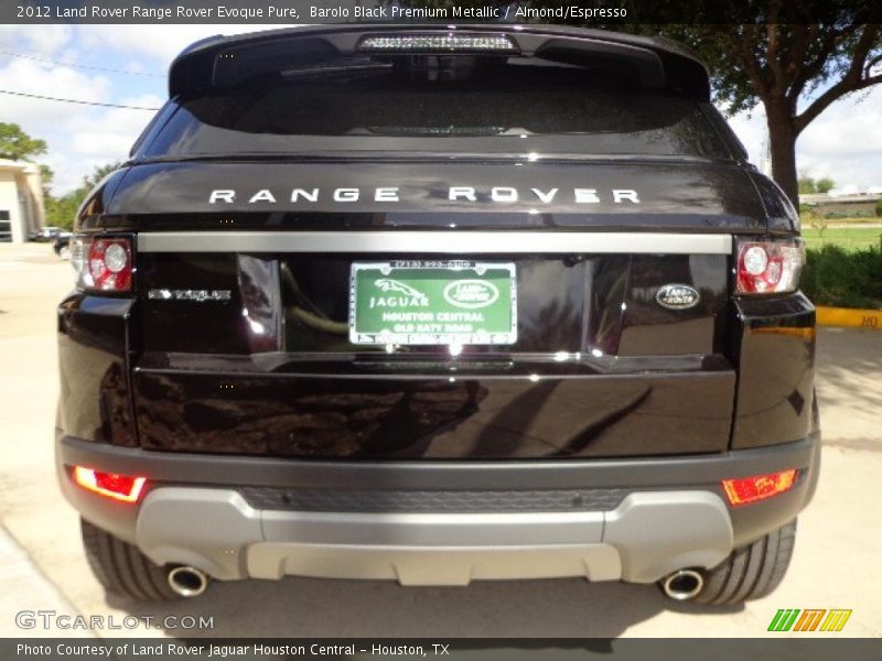 Barolo Black Premium Metallic / Almond/Espresso 2012 Land Rover Range Rover Evoque Pure