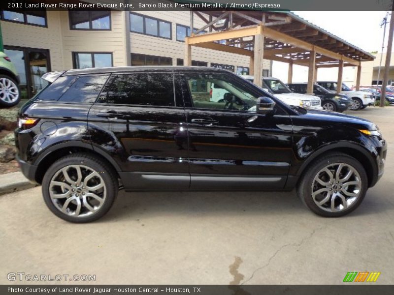 Barolo Black Premium Metallic / Almond/Espresso 2012 Land Rover Range Rover Evoque Pure