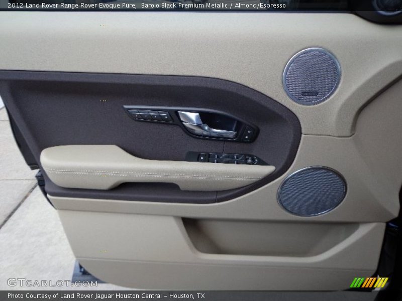 Barolo Black Premium Metallic / Almond/Espresso 2012 Land Rover Range Rover Evoque Pure