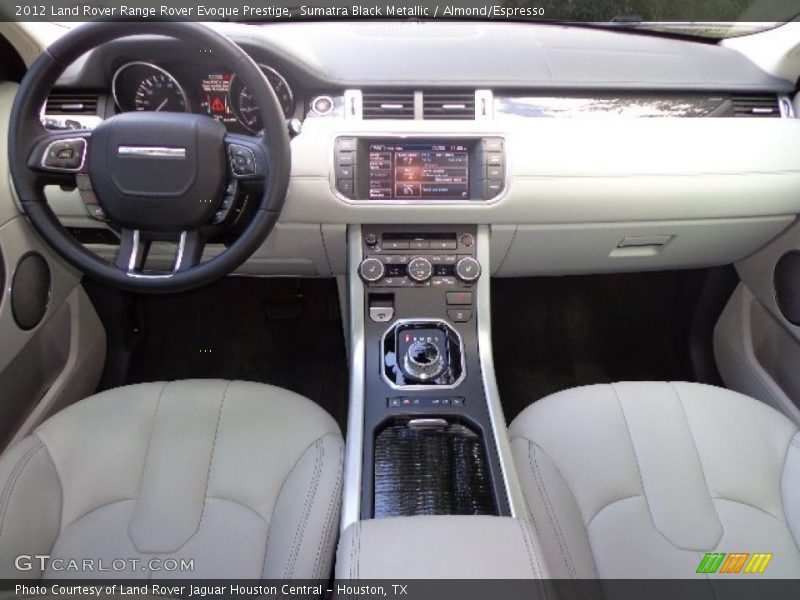 Dashboard of 2012 Range Rover Evoque Prestige