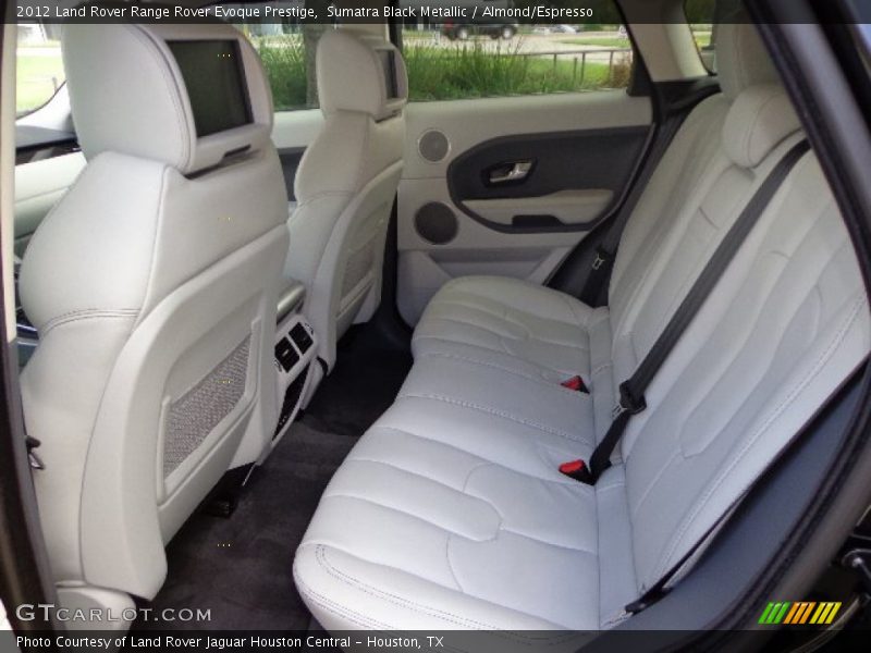 Rear Seat of 2012 Range Rover Evoque Prestige
