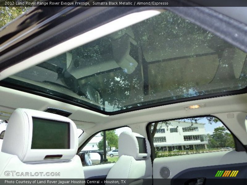 Sunroof of 2012 Range Rover Evoque Prestige