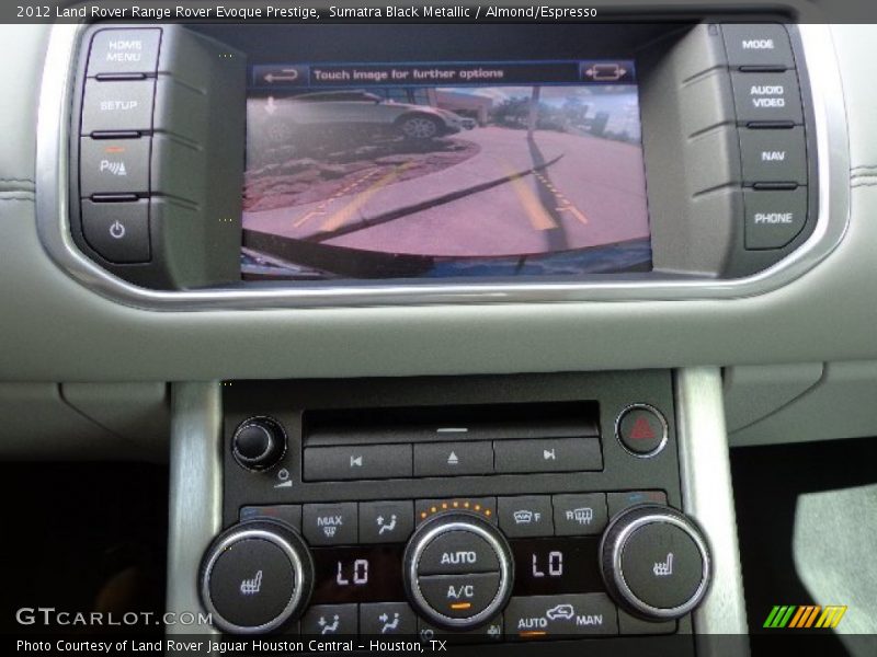 Controls of 2012 Range Rover Evoque Prestige