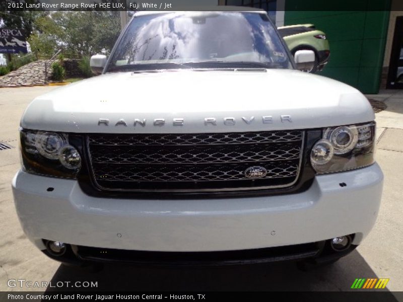 Fuji White / Jet 2012 Land Rover Range Rover HSE LUX