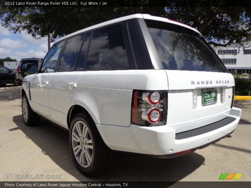 Fuji White / Jet 2012 Land Rover Range Rover HSE LUX