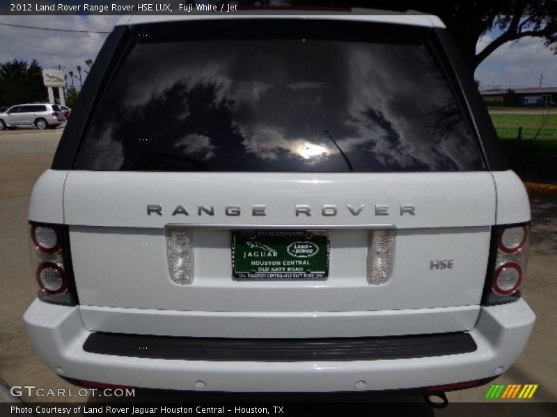 Fuji White / Jet 2012 Land Rover Range Rover HSE LUX