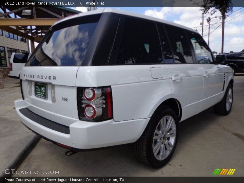 Fuji White / Jet 2012 Land Rover Range Rover HSE LUX