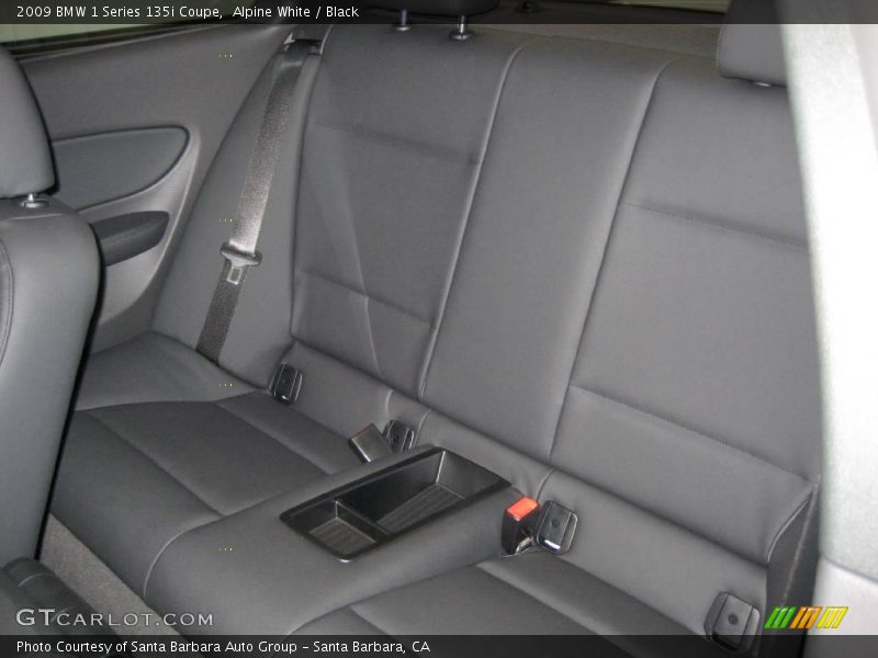 Alpine White / Black 2009 BMW 1 Series 135i Coupe