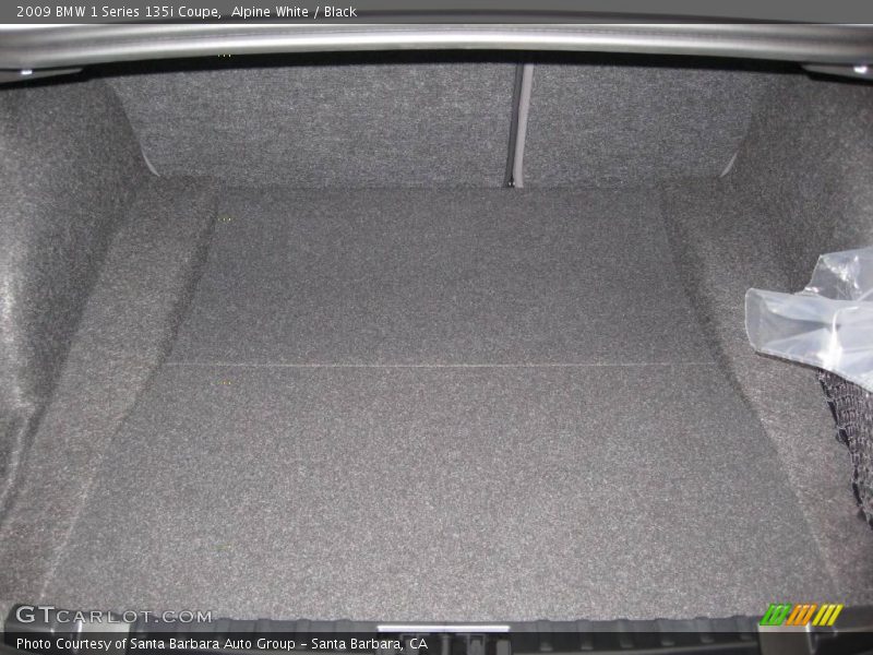 Alpine White / Black 2009 BMW 1 Series 135i Coupe