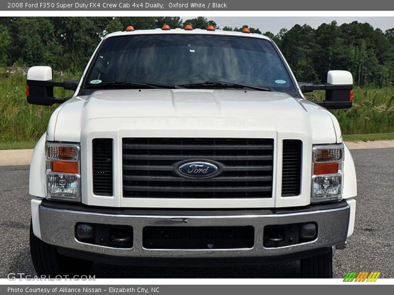 Oxford White / Black 2008 Ford F350 Super Duty FX4 Crew Cab 4x4 Dually