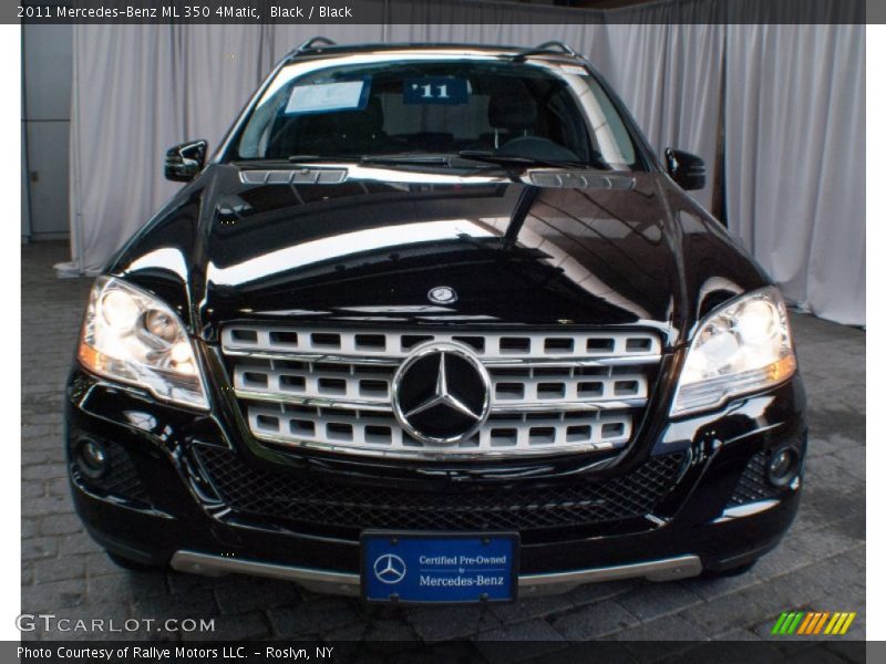 Black / Black 2011 Mercedes-Benz ML 350 4Matic