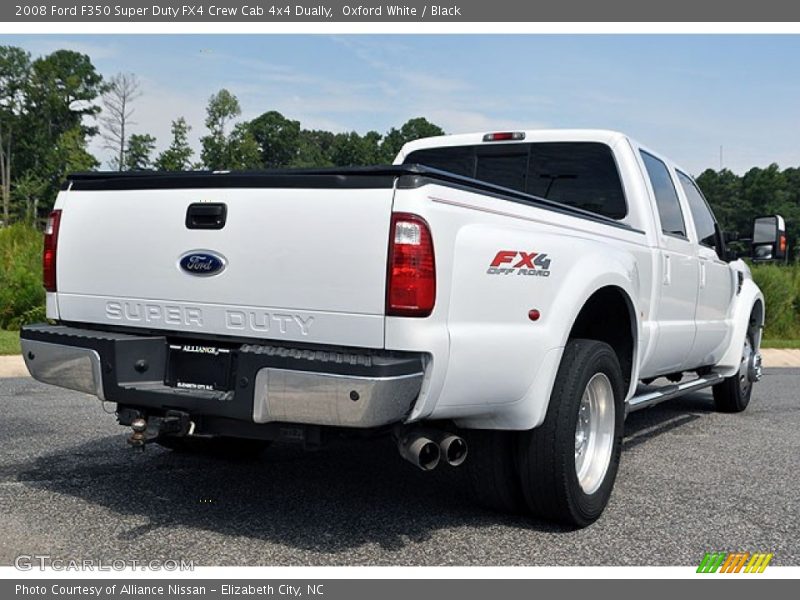 Oxford White / Black 2008 Ford F350 Super Duty FX4 Crew Cab 4x4 Dually