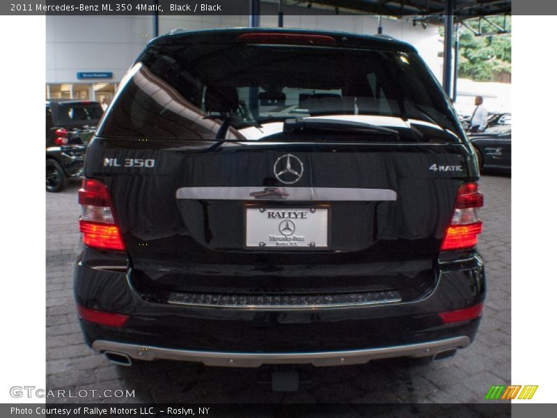 Black / Black 2011 Mercedes-Benz ML 350 4Matic