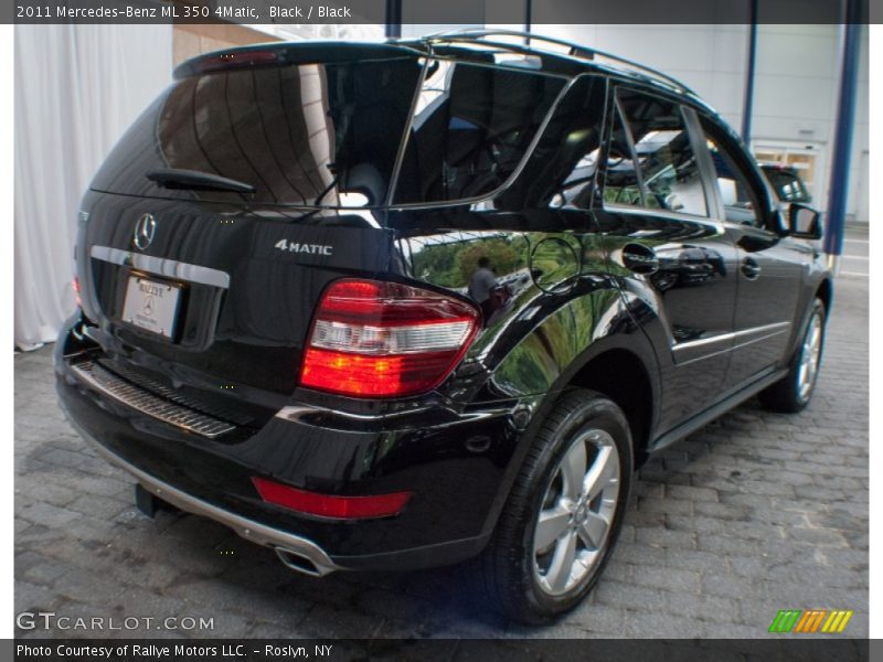 Black / Black 2011 Mercedes-Benz ML 350 4Matic
