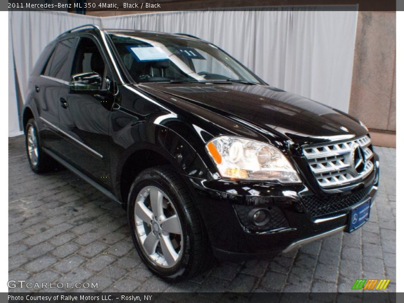 Black / Black 2011 Mercedes-Benz ML 350 4Matic