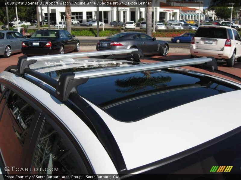 Alpine White / Saddle Brown Dakota Leather 2009 BMW 3 Series 328i Sport Wagon