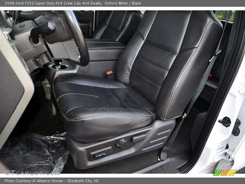 Oxford White / Black 2008 Ford F350 Super Duty FX4 Crew Cab 4x4 Dually
