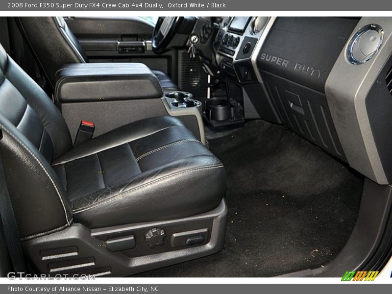 Oxford White / Black 2008 Ford F350 Super Duty FX4 Crew Cab 4x4 Dually