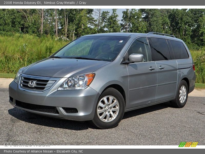 Nimbus Gray Metallic / Gray 2008 Honda Odyssey EX