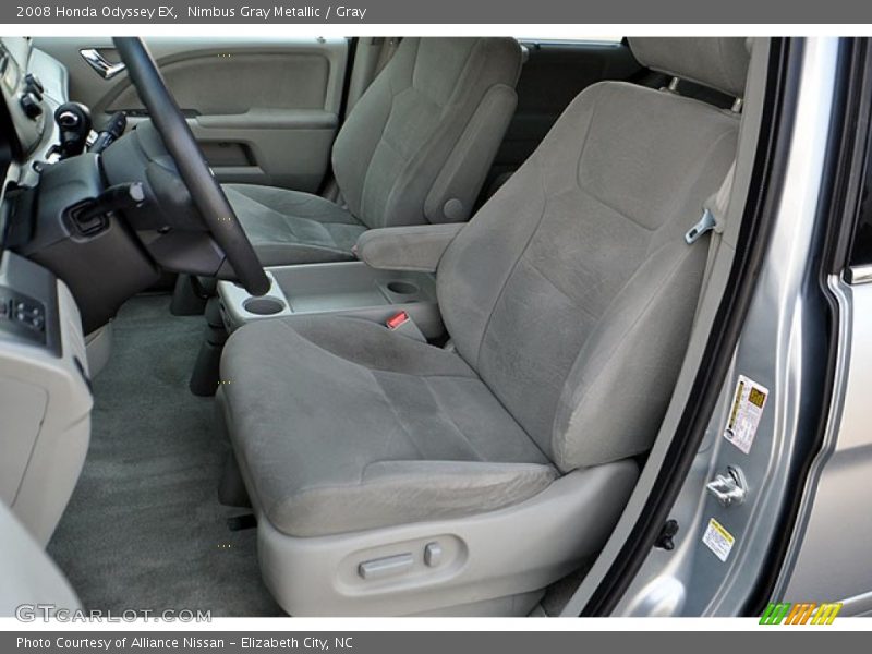 Nimbus Gray Metallic / Gray 2008 Honda Odyssey EX