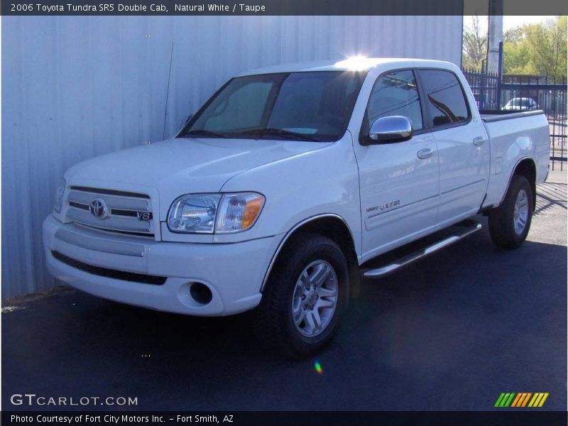 Natural White / Taupe 2006 Toyota Tundra SR5 Double Cab