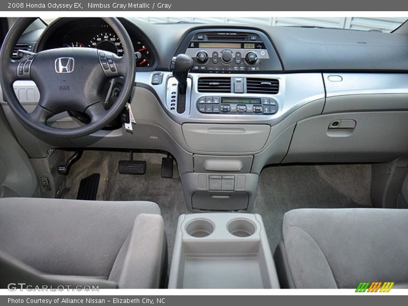 Nimbus Gray Metallic / Gray 2008 Honda Odyssey EX