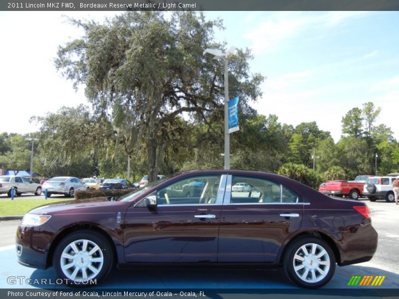 Bordeaux Reserve Metallic / Light Camel 2011 Lincoln MKZ FWD