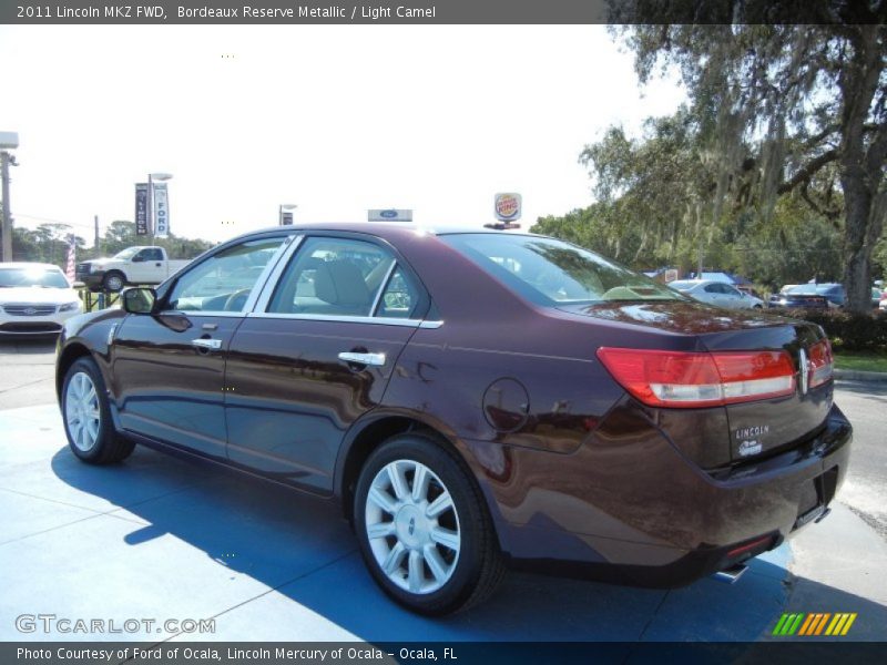Bordeaux Reserve Metallic / Light Camel 2011 Lincoln MKZ FWD