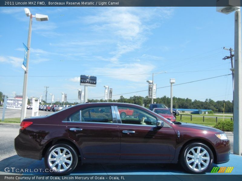 Bordeaux Reserve Metallic / Light Camel 2011 Lincoln MKZ FWD