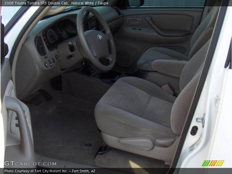 Natural White / Taupe 2006 Toyota Tundra SR5 Double Cab