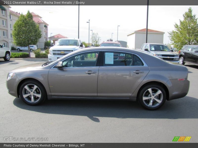 Mocha Steel Metallic / Ebony 2011 Chevrolet Malibu LT