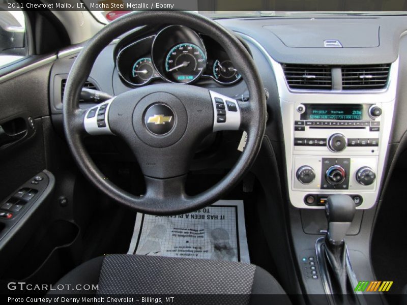 Mocha Steel Metallic / Ebony 2011 Chevrolet Malibu LT