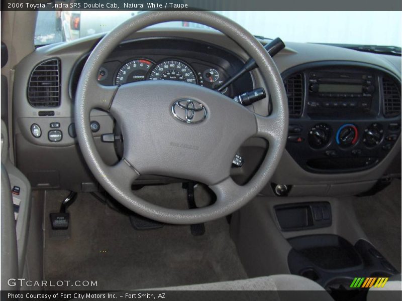 Natural White / Taupe 2006 Toyota Tundra SR5 Double Cab
