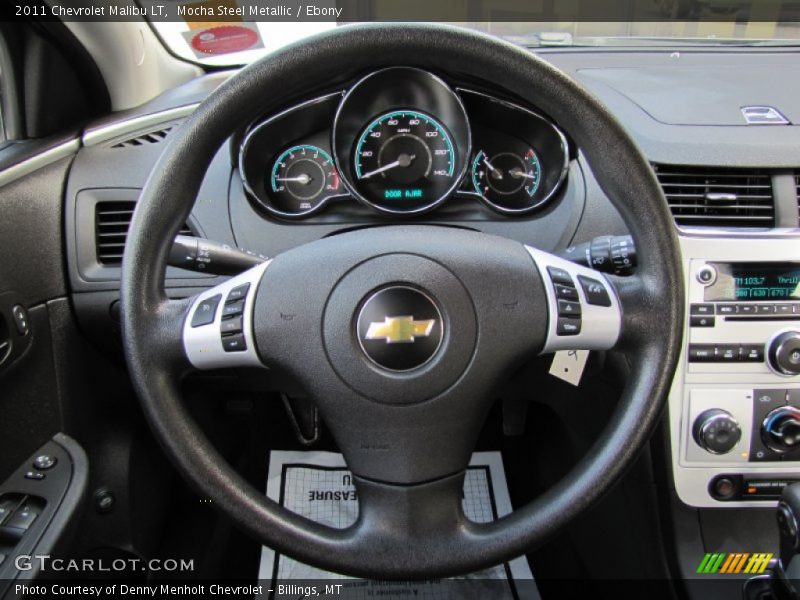 Mocha Steel Metallic / Ebony 2011 Chevrolet Malibu LT