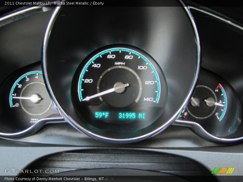 Mocha Steel Metallic / Ebony 2011 Chevrolet Malibu LT